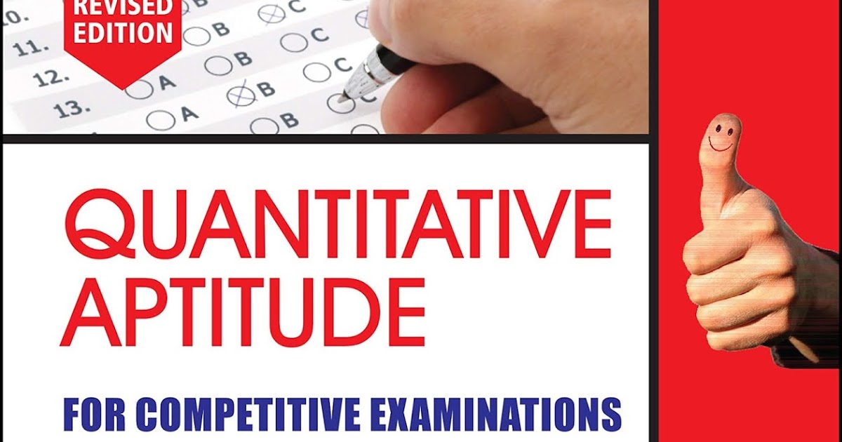 quantitative aptitude book pdf